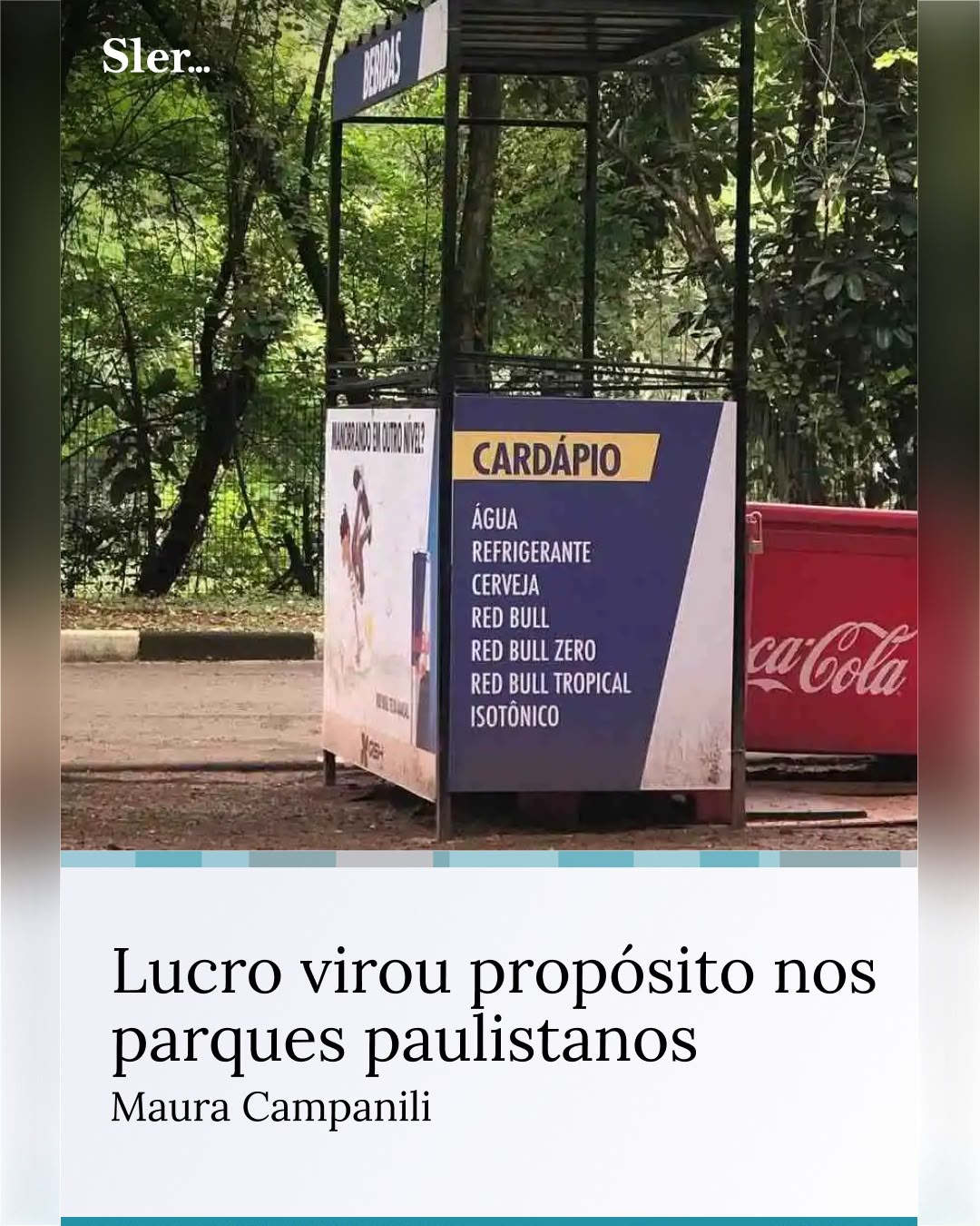 Lucro virou propósito nos parques paulistanos